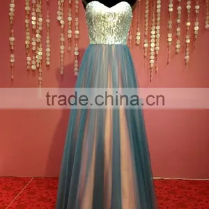 Sequins Prom Dress for Fat Muslim Women thumbnail-2