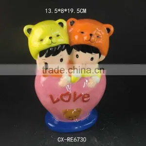 Human Figure High Grade Ceramic Gift for New Couple for Weddings thumbnail-3