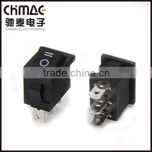 Black 21*15 Mini Rocker Switch Without Light 3 Pins T85 3 Way Switch Industrial Switch thumbnail-3