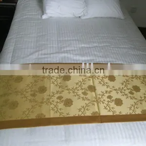 100% Polyester Hotel Bed Runner and Bed Spread thumbnail-1