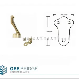 0205107 Solid Brass Wall Mounted Connector Handrail Support Holder Bracket thumbnail-1