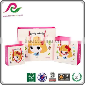 Cheap Custom Printed Gift Promotion Hand Paper Bag Wholesale thumbnail-3