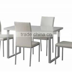 Modern MDF Dining Table With Chairs Set thumbnail-1