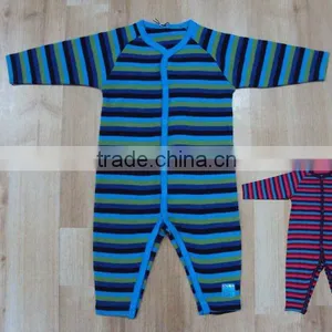 Kid's 100% Merino Wool Pyjama, Baby Merino Wool Romper thumbnail-1