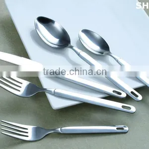 5pcs Stainless Steel Hanging Flatware Set thumbnail-1