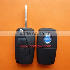 High Quality Fiat 2 Button Flip Car Remote Key Duplicate(Black Color) thumbnail-1