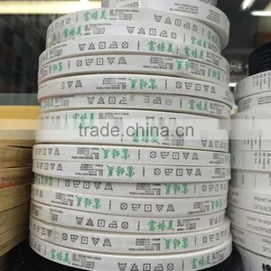 Factory Direct Garment Woven Label Care Label Customized Newest Satin Woven Label for Clothing thumbnail-1