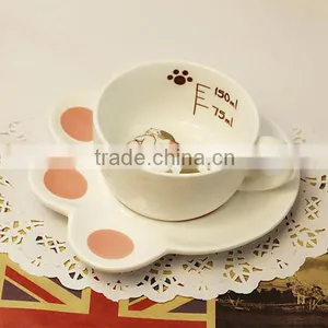 Lovely Ceramic Cup and Plate Porcelain Coffee Cup and Saucer thumbnail-5