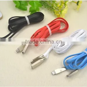 Fast Charge 2.0 Current Usb Data Sync Cable Charger Cable Metal Head Data Charging Cable thumbnail-3