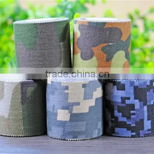 Mix Color Army Insulated Cotton Self Adhesive Tape Camo Camouflage Fabric Tape 4.5cm x 5M (length) thumbnail-1