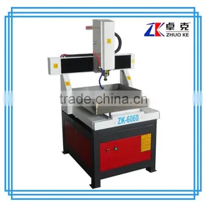 2.2KW Spindle Small Whole Casting Iron Mini Metal Cnc Milling Machine With Working Table Moving ZK-6060 Supplier's Choice thumbnail-1