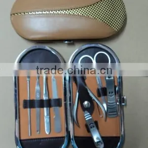 MRT-055 8pcs PU Bag Stainless Steel Fashion Manicure Set thumbnail-1