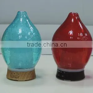 Glass Cover Electronic Aroma Diffuser With Coloful LED Light thumbnail-3