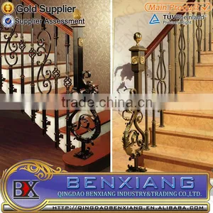 Wrought Iron Elegant Stairs Handrail of Staircase Steel Staircase thumbnail-2