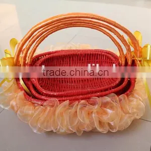 OEM/ODM Welcome Wicker Basket Gift Basket thumbnail-2