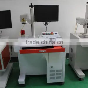 10w/20w Glasses Frame/metal/wire Desktop/portable/mini Optical Fiber Laser Marking Machine Price for Sale thumbnail-1