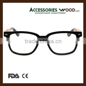 2016 Hotsale Ebony Wood Layered Reading Glasses With Mitin thumbnail-1
