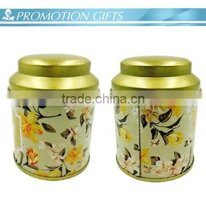 High Quality Round Airtight Tea Tin Box thumbnail-3