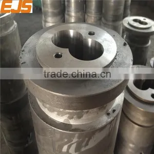 Bimetallic Twin Barrels for Pvc Pta pe Extrusion to Make Tube Settler thumbnail-1