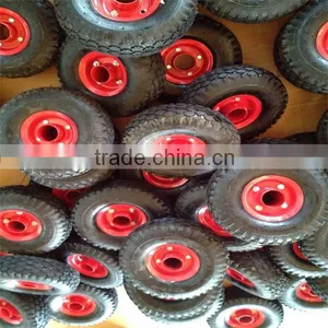Small Pneumatic Rubber Wheel 4.10/3.50-4 thumbnail-1
