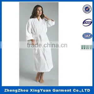 Cheap Wholesale Sex Kimono Cotton Waffle Bath Robe for Women thumbnail-1