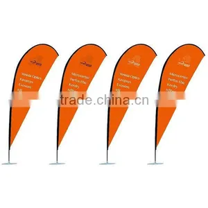 Teardrop Flag Stand, Outdoor Beach Flag, Flying Banner Stand thumbnail-1