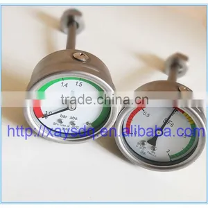 Stainless Steel Sf6 Air Pressure Gauge thumbnail-5