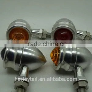 Motorcycle Bullet Turn Signal Lights Indicator For Harley Sportster Street Glide thumbnail-2