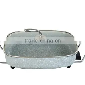 Electric Round Stone Coating Pizza Pan thumbnail-1