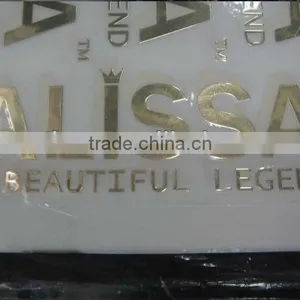 Silver Electroformed Letters Logo Metal Sticker thumbnail-1