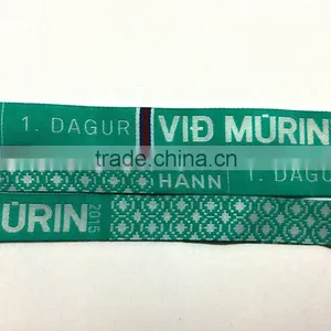 Manufacture Customized Logo Woven Wristband thumbnail-3