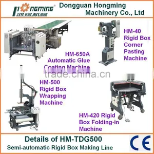 HM-TDG500 Semi-automatic Set-up Box Making Line thumbnail-2