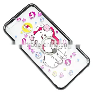 Print TPU+PC Combo Back Cover Bumper Case With Ring Kickstand for Huawei Honor Ascend Lite Mate8 P 9 Gr3 y 6 5 Max Plus 7 6 thumbnail-4