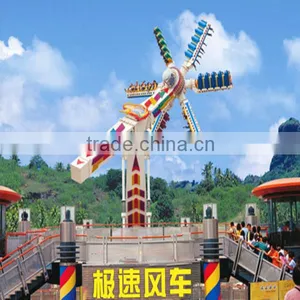 High Quality Good Price Outdoor Playground Rides for Adults Electric Rapid Swing Windmill Ride for Sale thumbnail-3