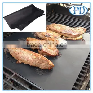 Non-Stick BBQ Grill & Baking Mats Works on Any BBQ Grill or as Oven Baking Pan Liners thumbnail-1