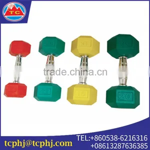 Wholesale Develop Strength Color Durable Rubber Dumbbell thumbnail-1