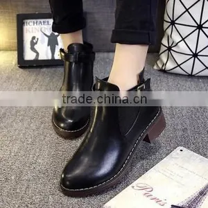 Female Knight Boots Metal Buckles Martin Boots thumbnail-3