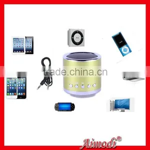 Round Portable Speaker of New Product 2015 thumbnail-3
