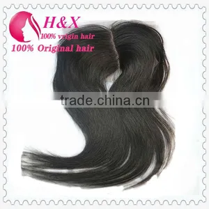 Middle Parting 100% Human Wholesale Silk Lace Closure Hair thumbnail-1