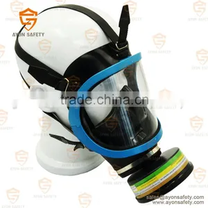 Full Face Gas Mask With Single Connector/ Active Carbon Filter Fireproof Mask-Ayonsafety thumbnail-4