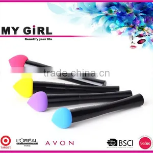 2016 MY GIRL New Beauty Cosmetic Powder Puff , Free Sample Long Handle Powder Puff thumbnail-4
