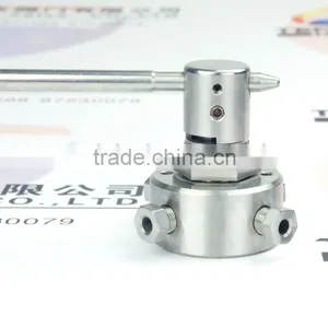 Stainless Steel High Pressure 4 Way Tube End Ball Valve thumbnail-1
