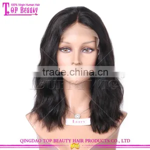 Qingdao Factory Price Large Stock Short Bob Wig 100% Brazilian Human Hair Wig thumbnail-1