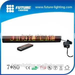 2016 Shenzhen Manufacturer 7*80dots P7.62mm Bus Led Display Board thumbnail-1