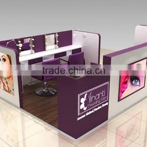 Fashion Design Kiosk for Eyebrow Service in Mall thumbnail-2