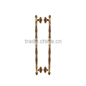 Hotel Entrance Door HK805A RG Copper Door Luxurious Handle thumbnail-2