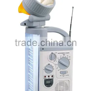 Multi Function LED Rechargeable Light With AM FM Radio thumbnail-1