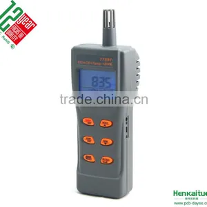 Multiple Function 3 in 1 Alarm Digital Air Quality Meter CO2 CO Gas Detector Temperature Humidity Meter Thermometer Hygrometer thumbnail-1