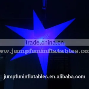 Colour Change LED Inflatable Star Hanging Lighting Balloon thumbnail-3