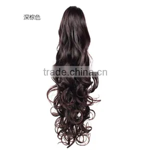 Wholesale Cheap Clip in Ponytail Synthetic Hair Extension thumbnail-4